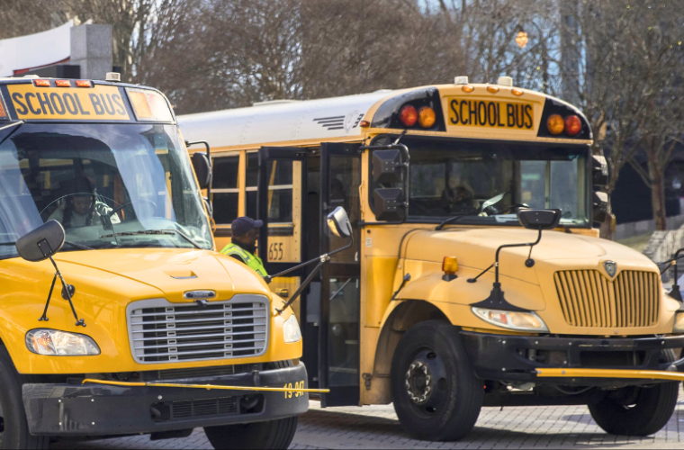 School Bus at the Atlanta Symphony